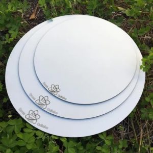 Bases Circulares Para Tortas en MDF Durolac de 3mm, Con Logo Por Mayor (Pack 10 unid.)