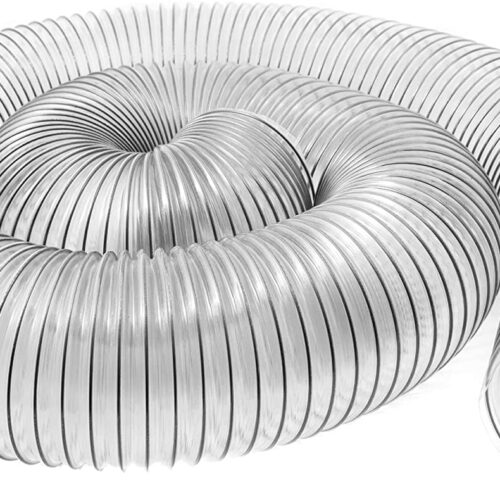 MANGUERA RECOLECTORA DE POLVO Y MADERA DE 4" DE DIAMETRO Y 6 MTS. DE LARGO PARA ROUTER CNC