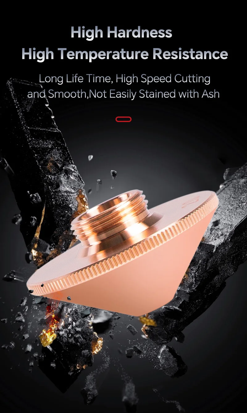 BOQUILLAS PARA LASER DE FIBRA OPTICA SIMPLE DE 0.8 A 4.0 MM