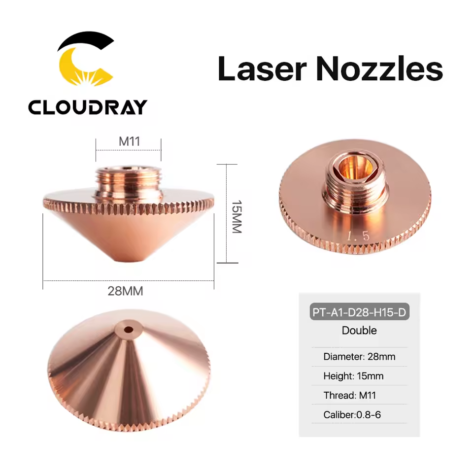 BOQUILLAS PARA LASER DE FIBRA OPTICA DOBLE DE 0.8 A 4.0 MM