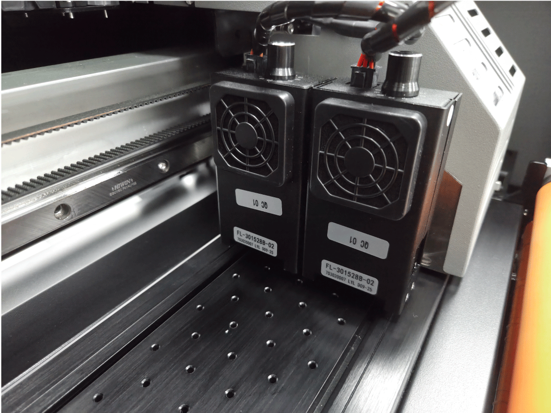 PLOTTER DTF UV MEGAJET DE 30CMS DE ANCHO CON 2 CABEZALES i1600 CMYK + W + V - Imagen 12