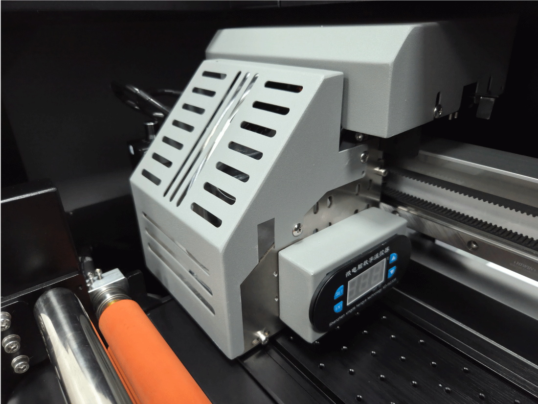 PLOTTER DTF UV MEGAJET DE 30CMS DE ANCHO CON 2 CABEZALES i1600 CMYK + W + V - Imagen 6