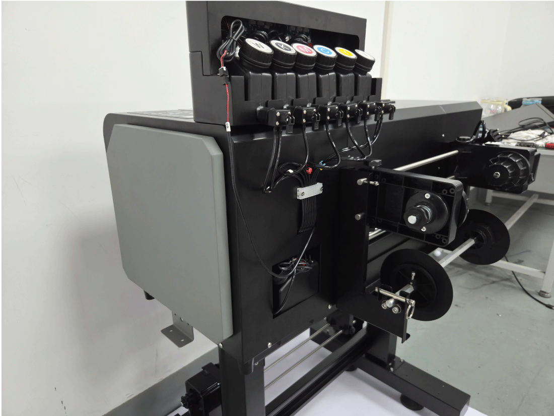 PLOTTER DTF UV MEGAJET DE 30CMS DE ANCHO CON 2 CABEZALES i1600 CMYK + W + V - Imagen 3